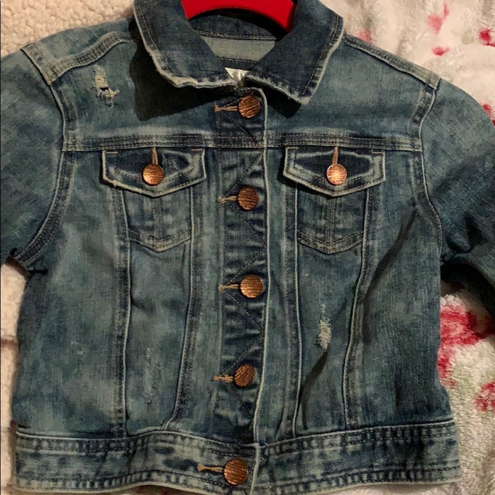 Justice girls size 8 jean jacket